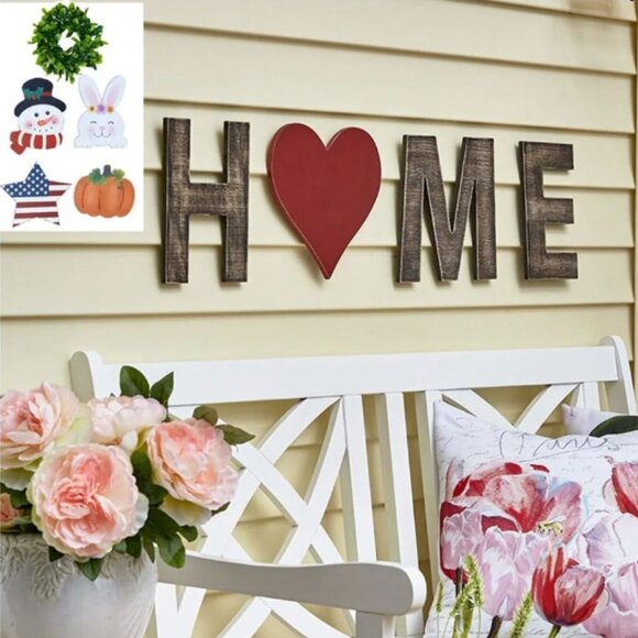 LTD Commodities Other - 9-Pc. Seasonal Home Porch Sign (Brand New)